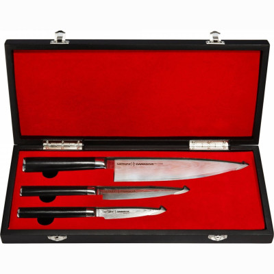 Набор из 3-х ножей в подарочной коробке SAMURA DAMASCUS SD-0220