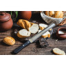 Нож для замороженных продуктов SAMURA HARAKIRI SHR-0057B/K (SHR-0057B/Y) (чёрная рукоять)