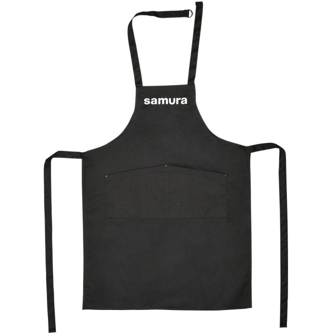 Фартук большой, чёрный SAMURA SAP-01B/K